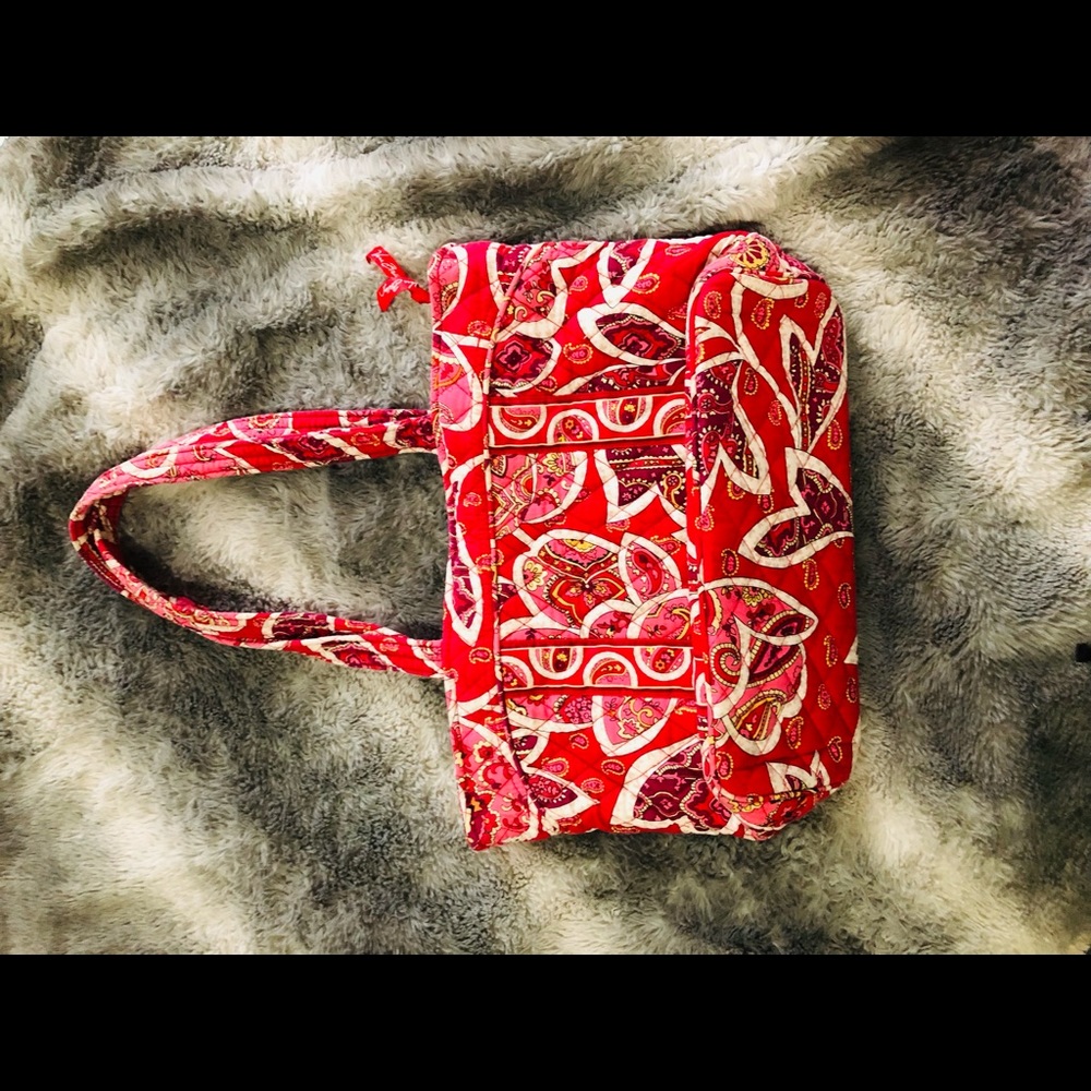 Vera Bradley Tote Red Paisley